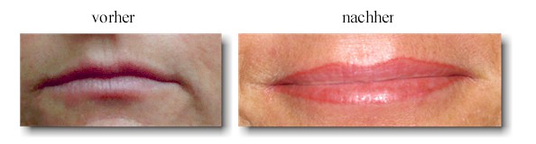 Permanent Make up Lippen