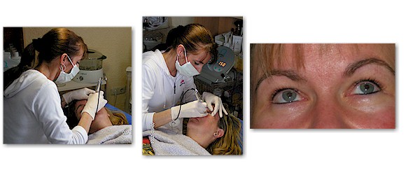 Ausfhrung von Permanent Make up im Kosmetikstudio Sabine Geib - Saarland